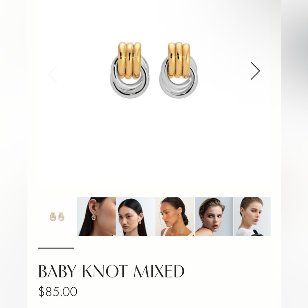 Heaven Mayhem Baby Knot Mixed Earrings